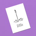 Postkarte A6 "She loves herself"