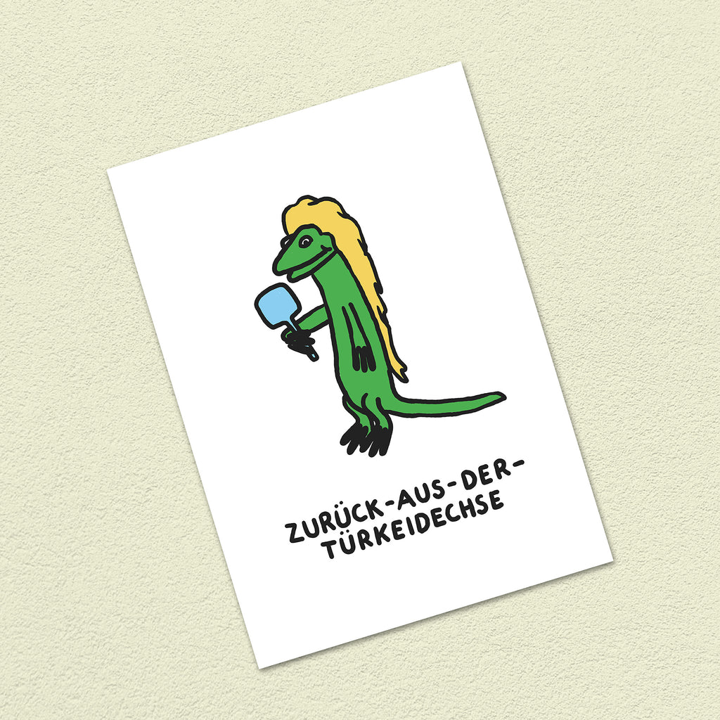 Postkarte A6 "Türkei-Dechse"