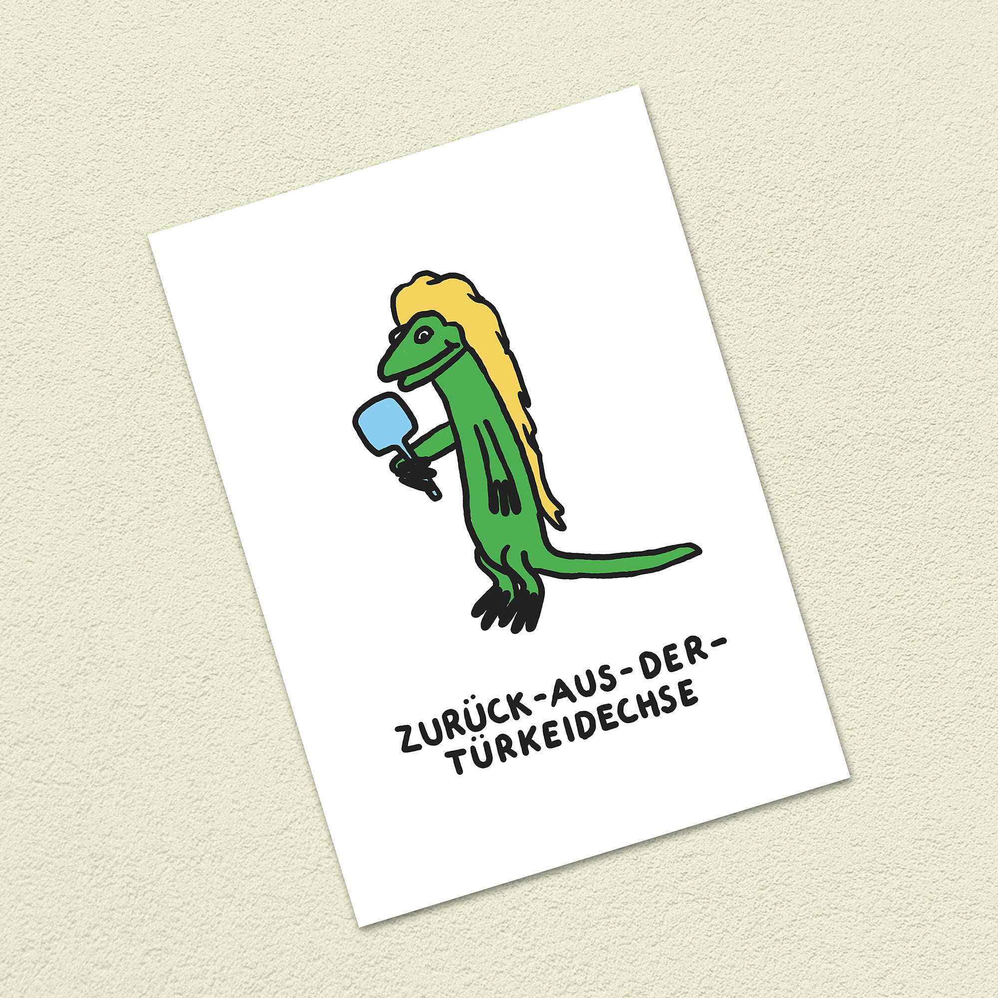 Postkarte A6 "Türkei-Dechse"