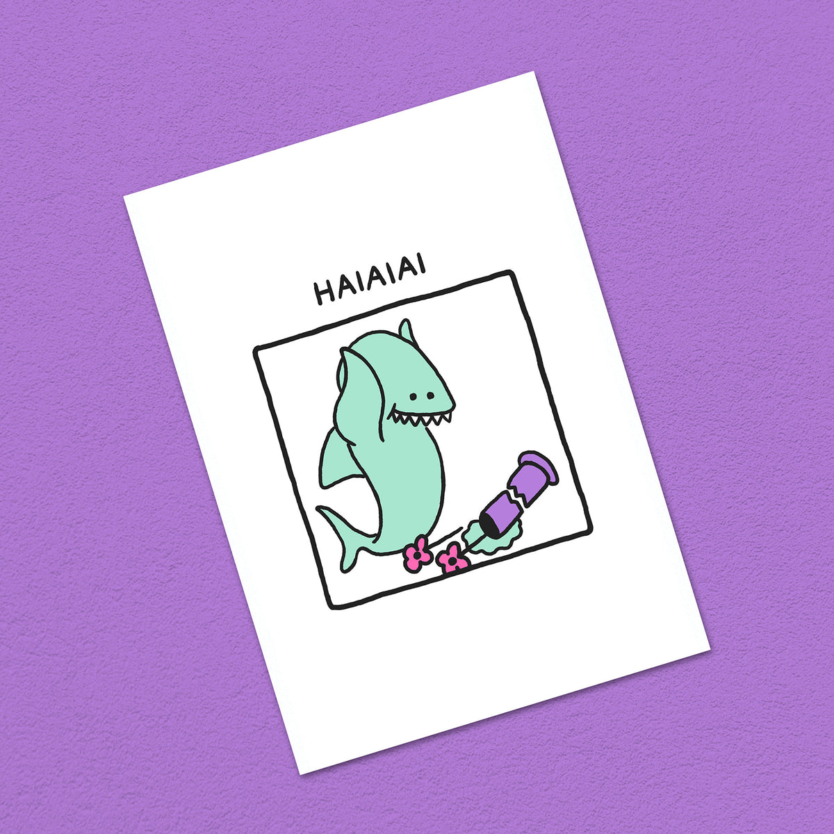 Postkarte A6 "Haiaiai"