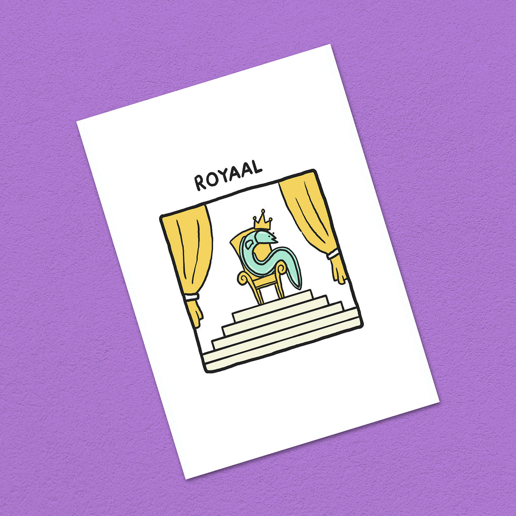 Postkarte A6 "Royaal"