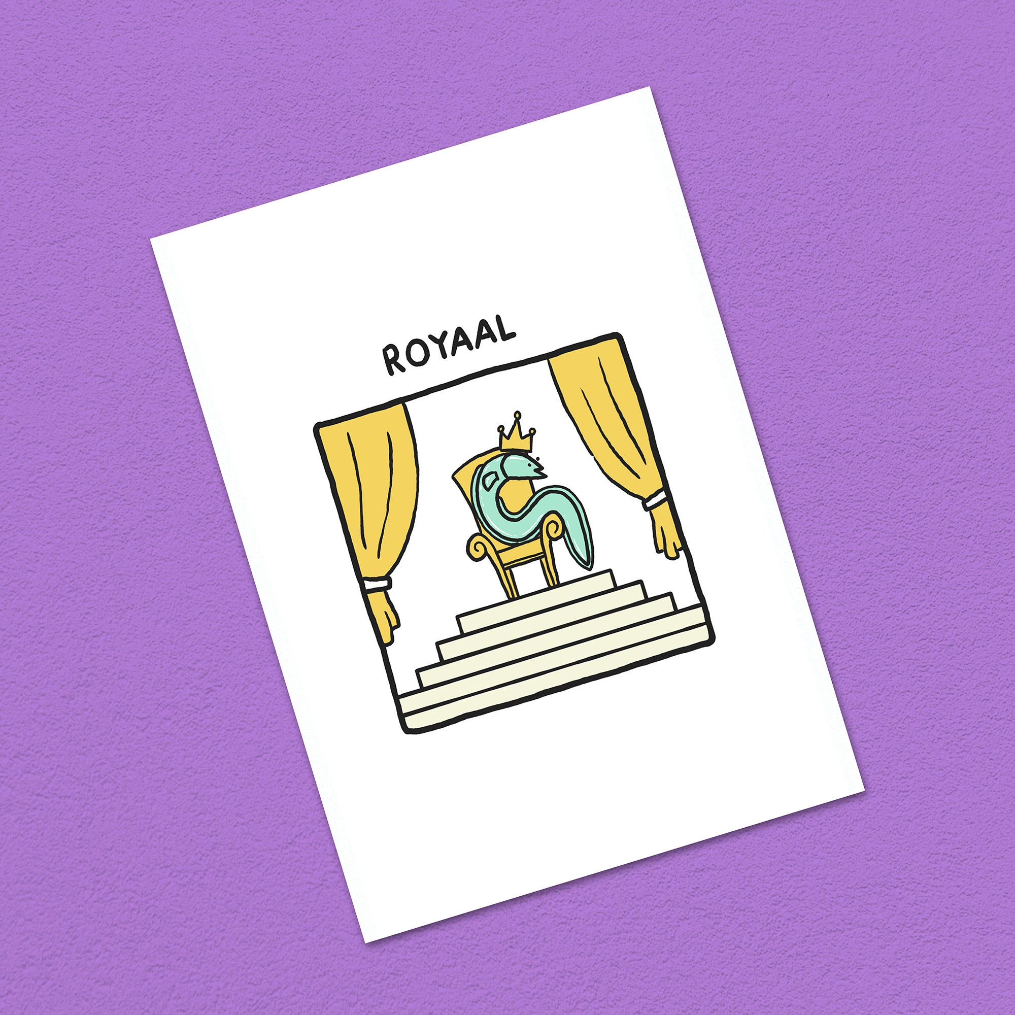 Postkarte A6 "Royaal"