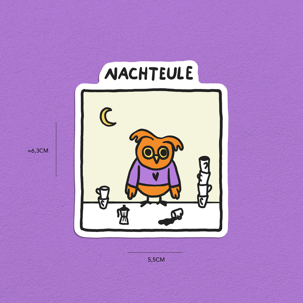 Eulen Stickerset, 9er