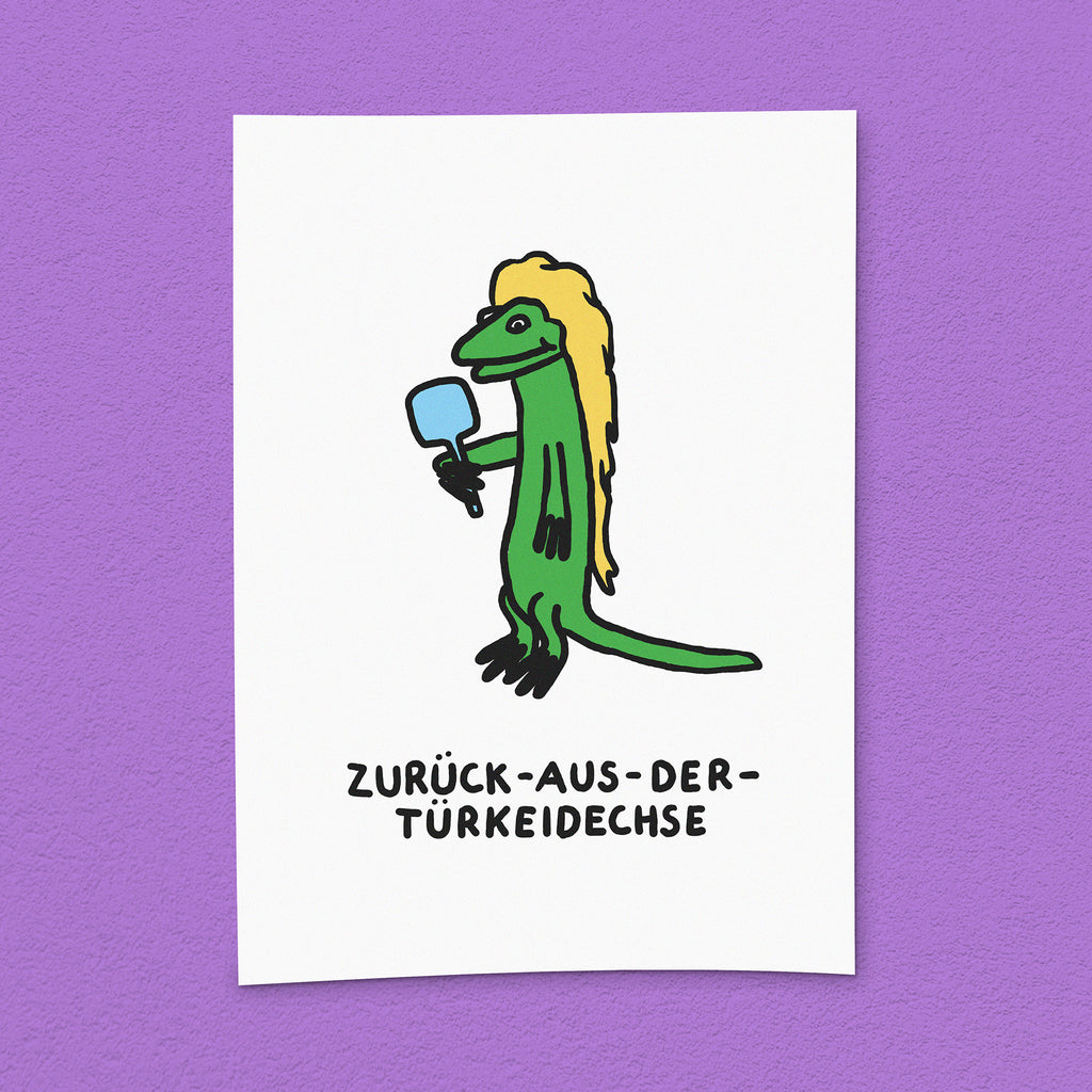 Kunstdruck "Türkei-Dechse"
