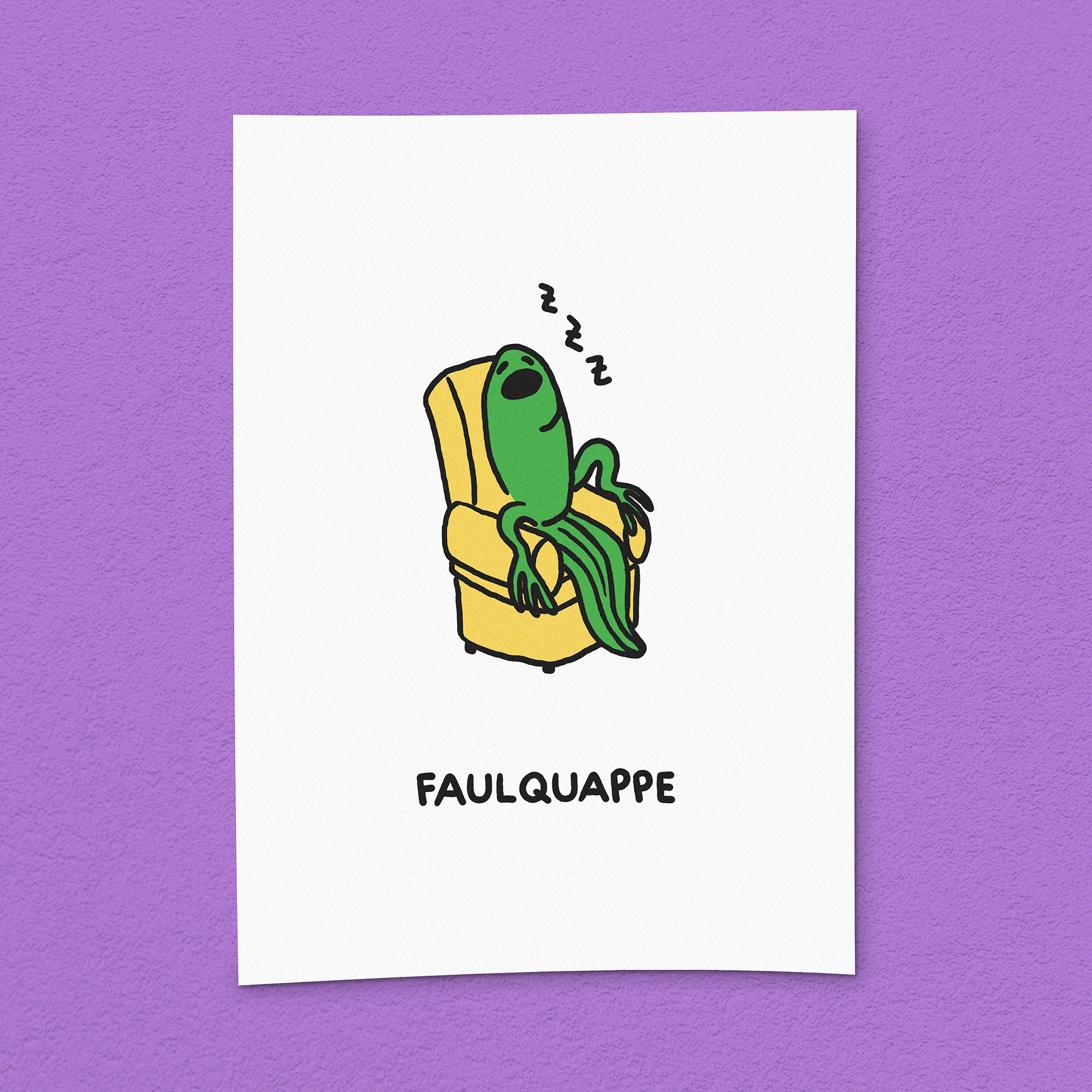 Kunstdruck "Faulquappe"