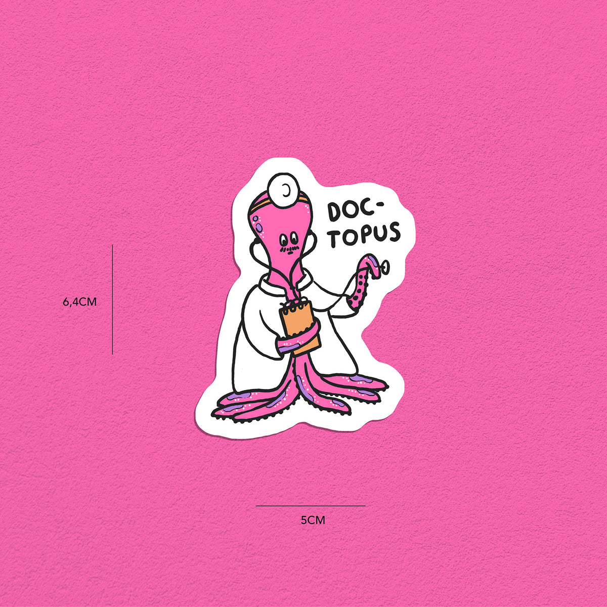 Oktopusse Stickerset, 10er