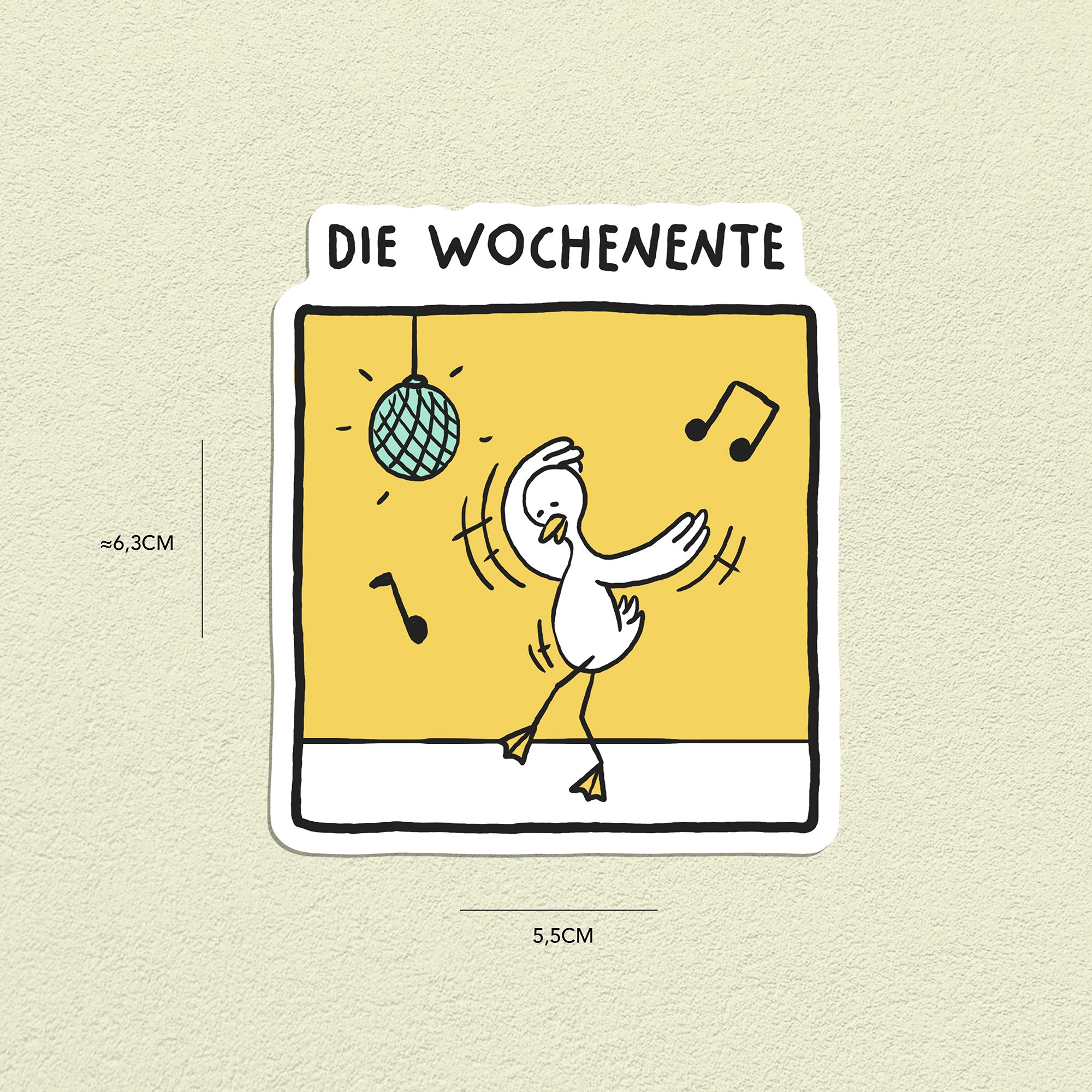 Enten Stickerset, 9er