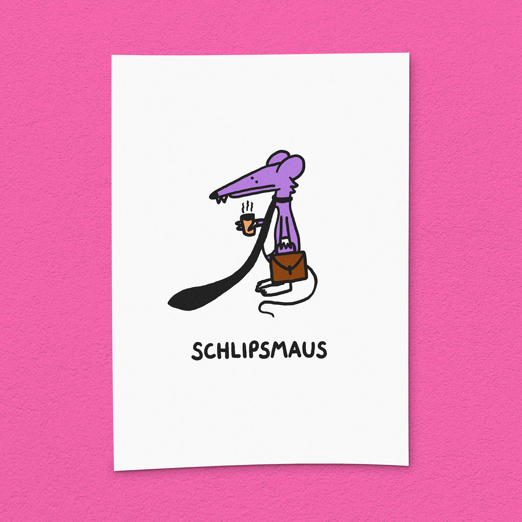 Kunstdruck "Schlipsmaus"