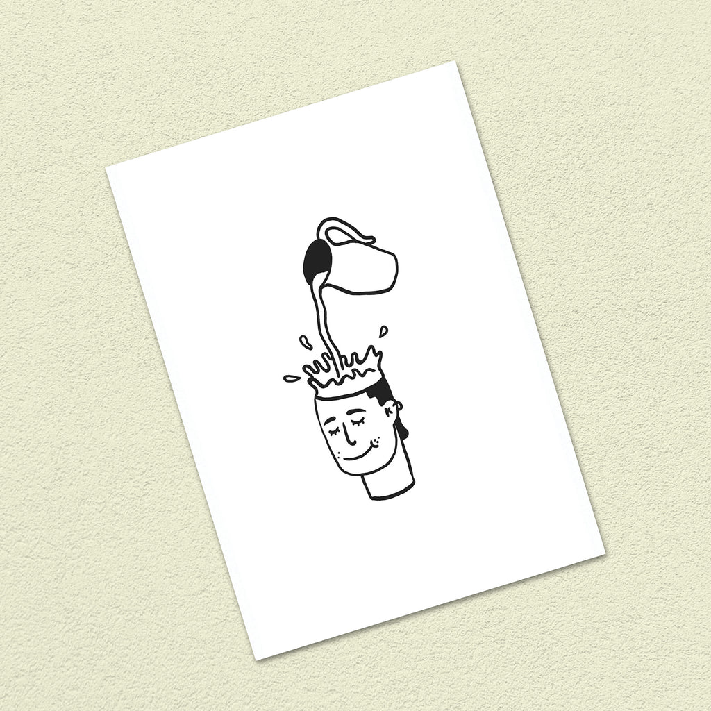 Postkarte A6 "Fill me up"