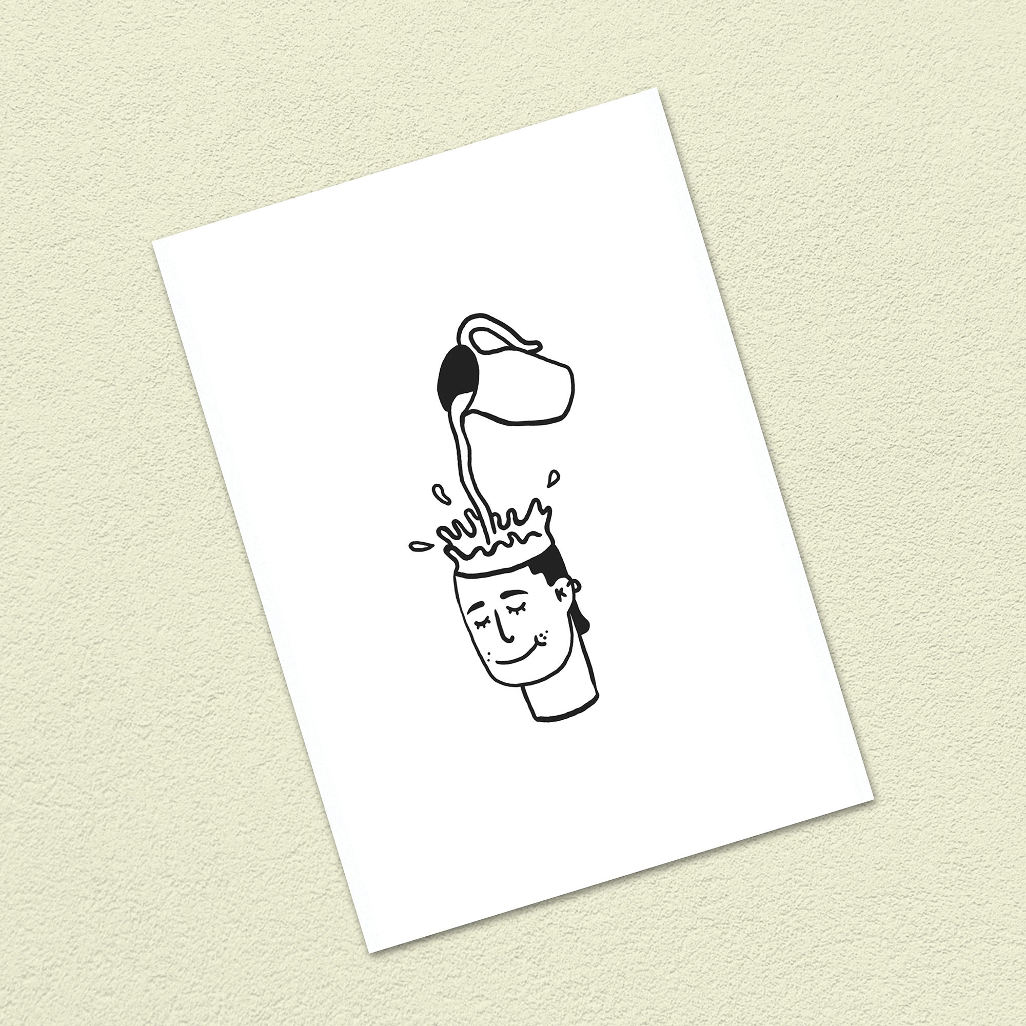 Postkarte A6 "Fill me up"