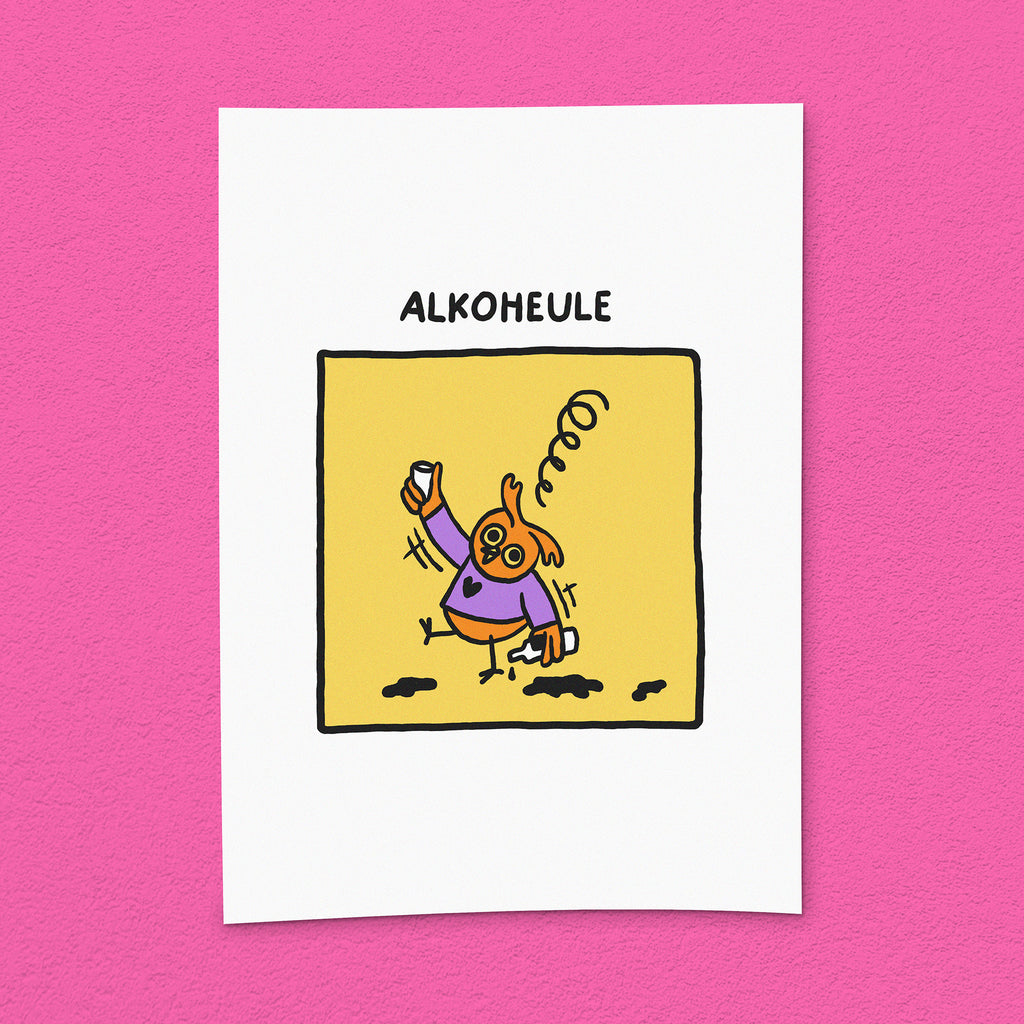 Kunstdruck "Alkoheule"