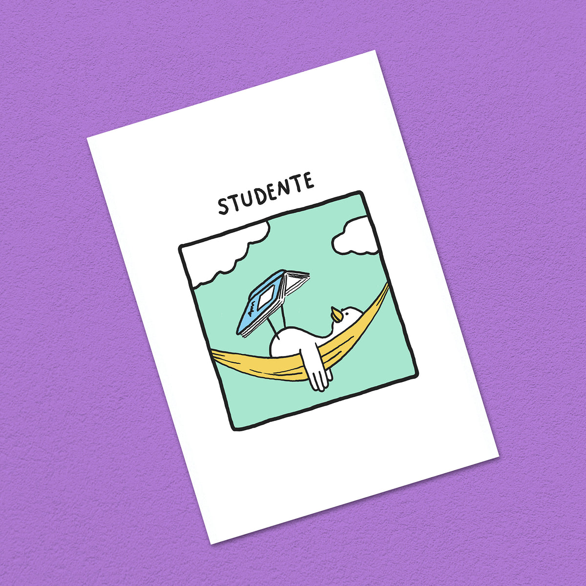Postkarte A6 "Studente"