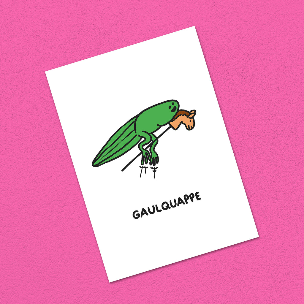 Postkarte A6 "Gaulquappe"