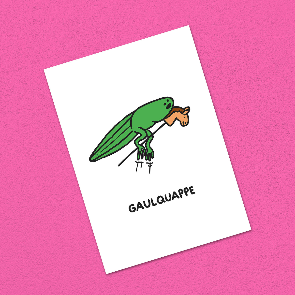 Postkarte A6 "Gaulquappe"