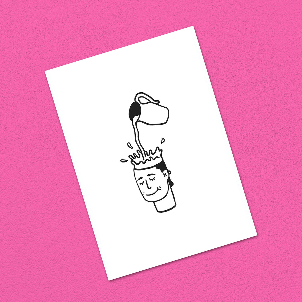 Postkarte A6 "Fill me up"