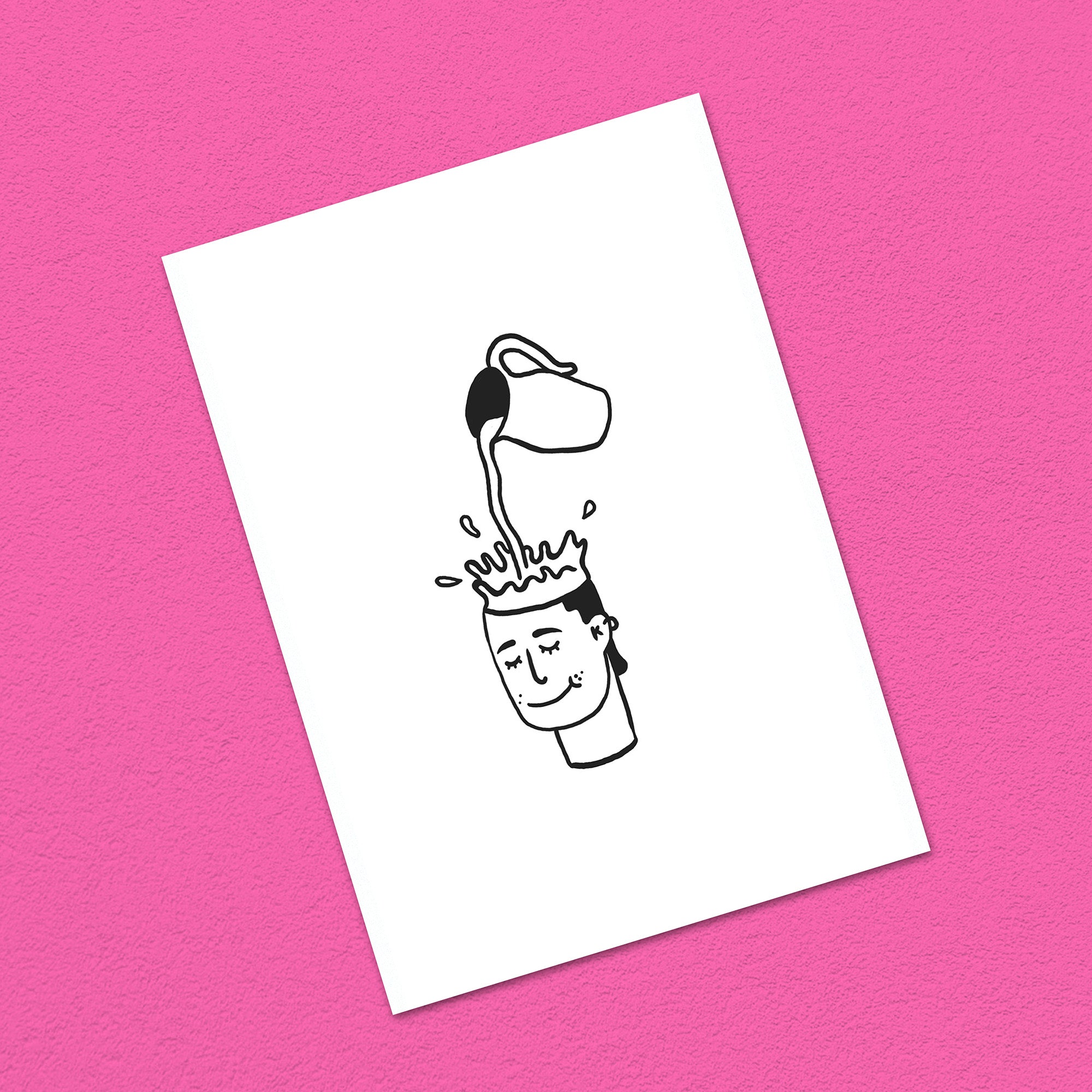 Postkarte A6 "Fill me up"