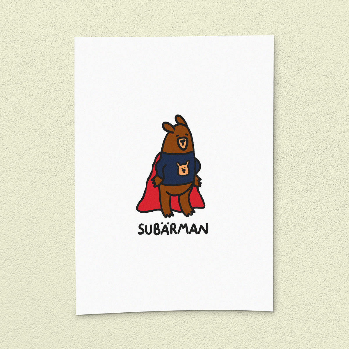 Kunstdruck "Subärman"