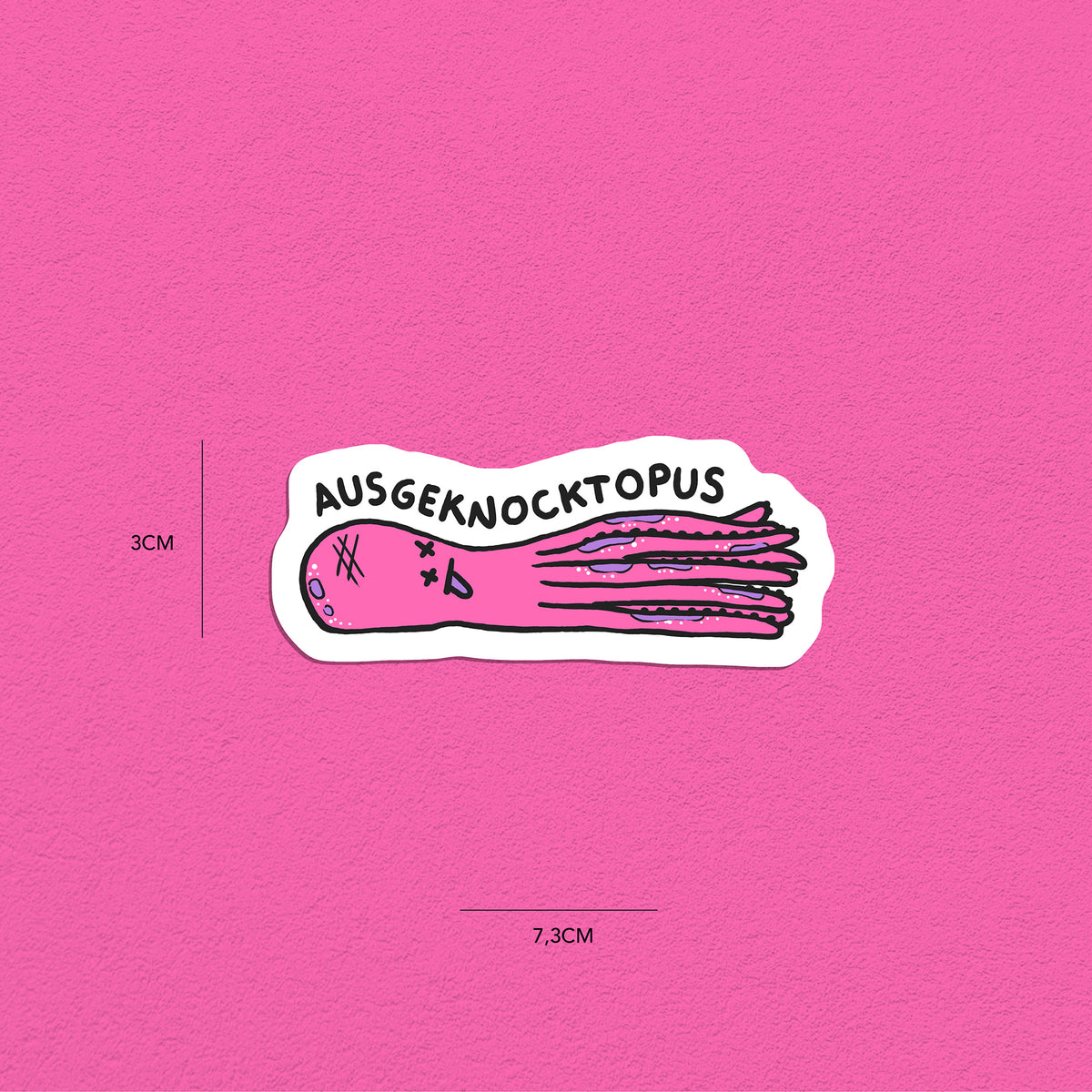 Oktopusse Stickerset, 10er