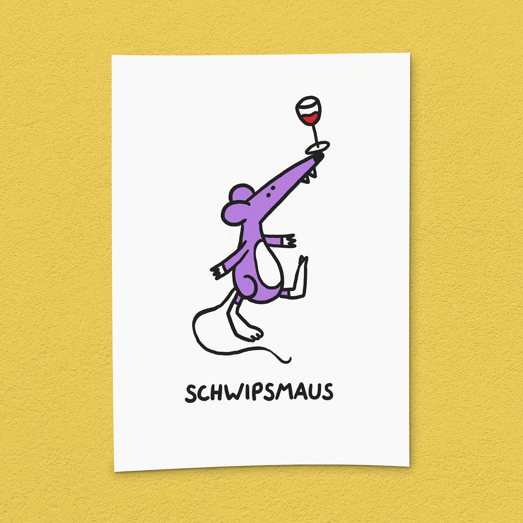 Kunstdruck "Schwipsmaus"