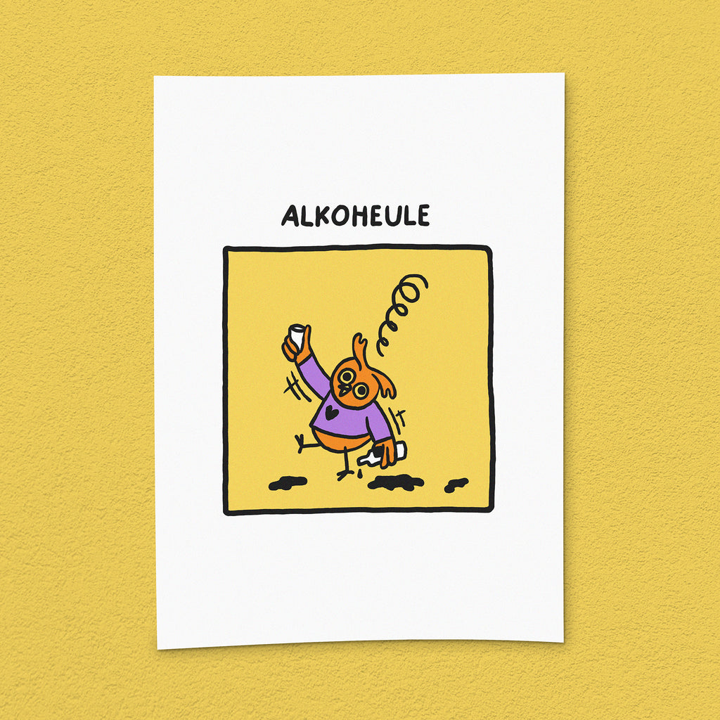 Kunstdruck "Alkoheule"
