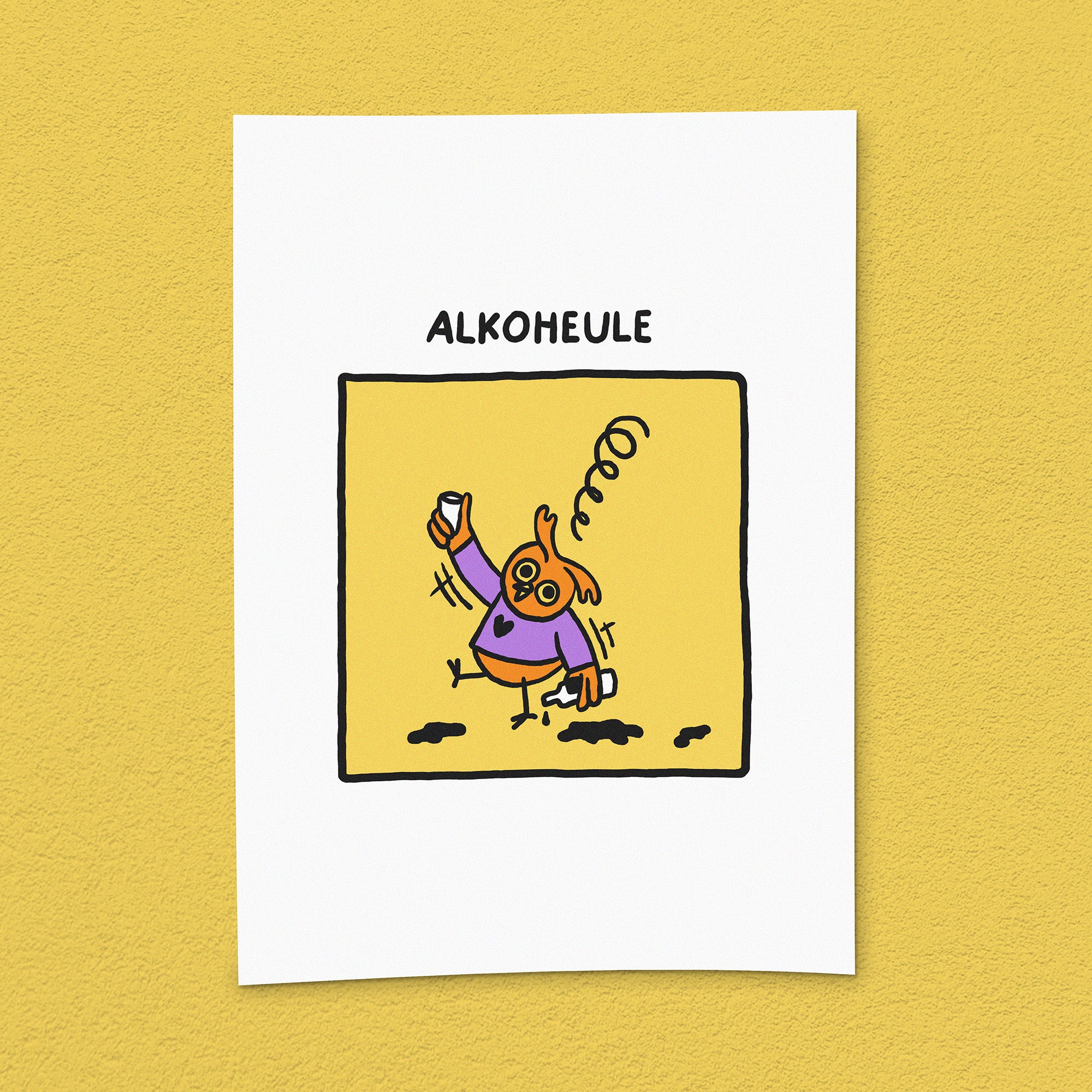 Kunstdruck "Alkoheule"