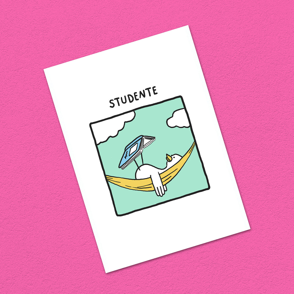Postkarte A6 "Studente"