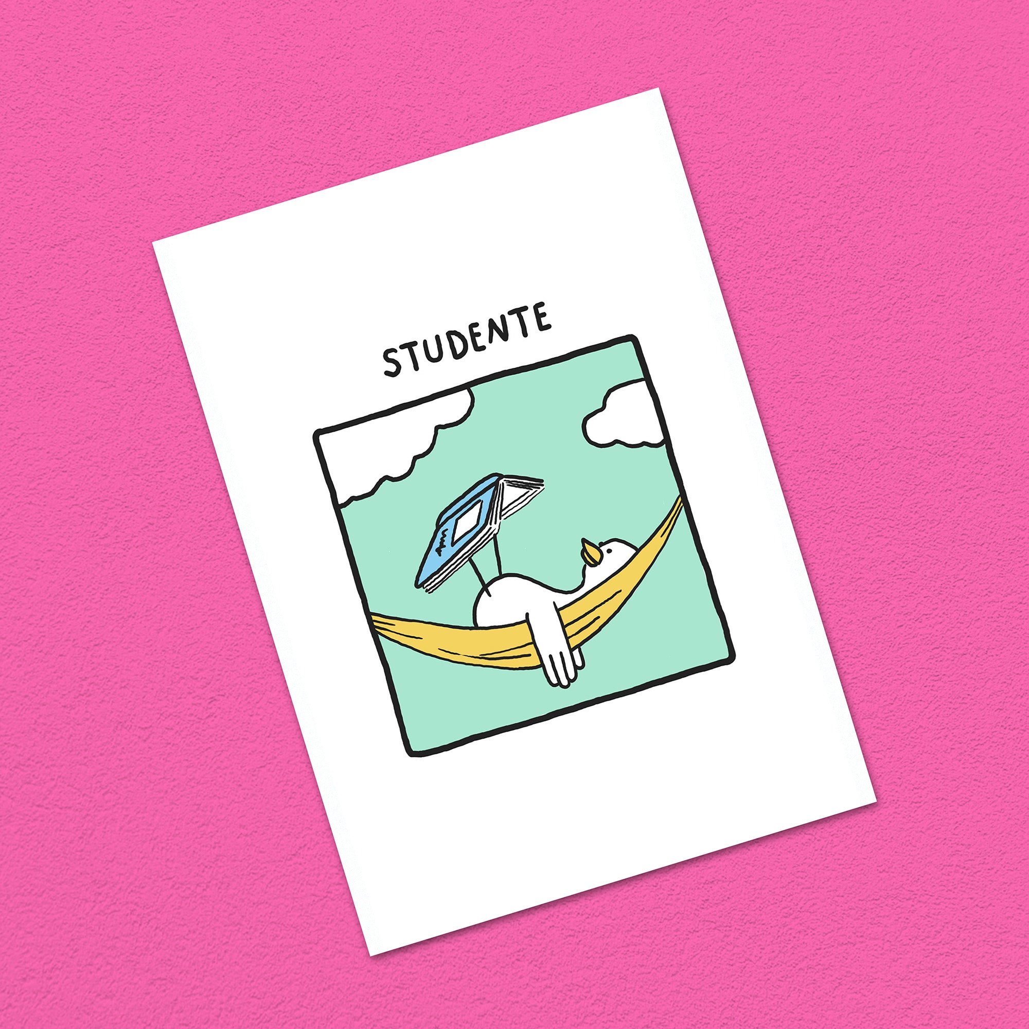 Postkarte A6 "Studente"