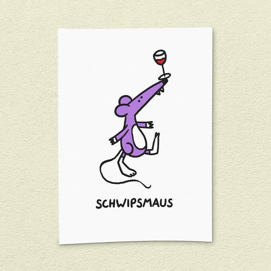 Kunstdruck "Schwipsmaus"