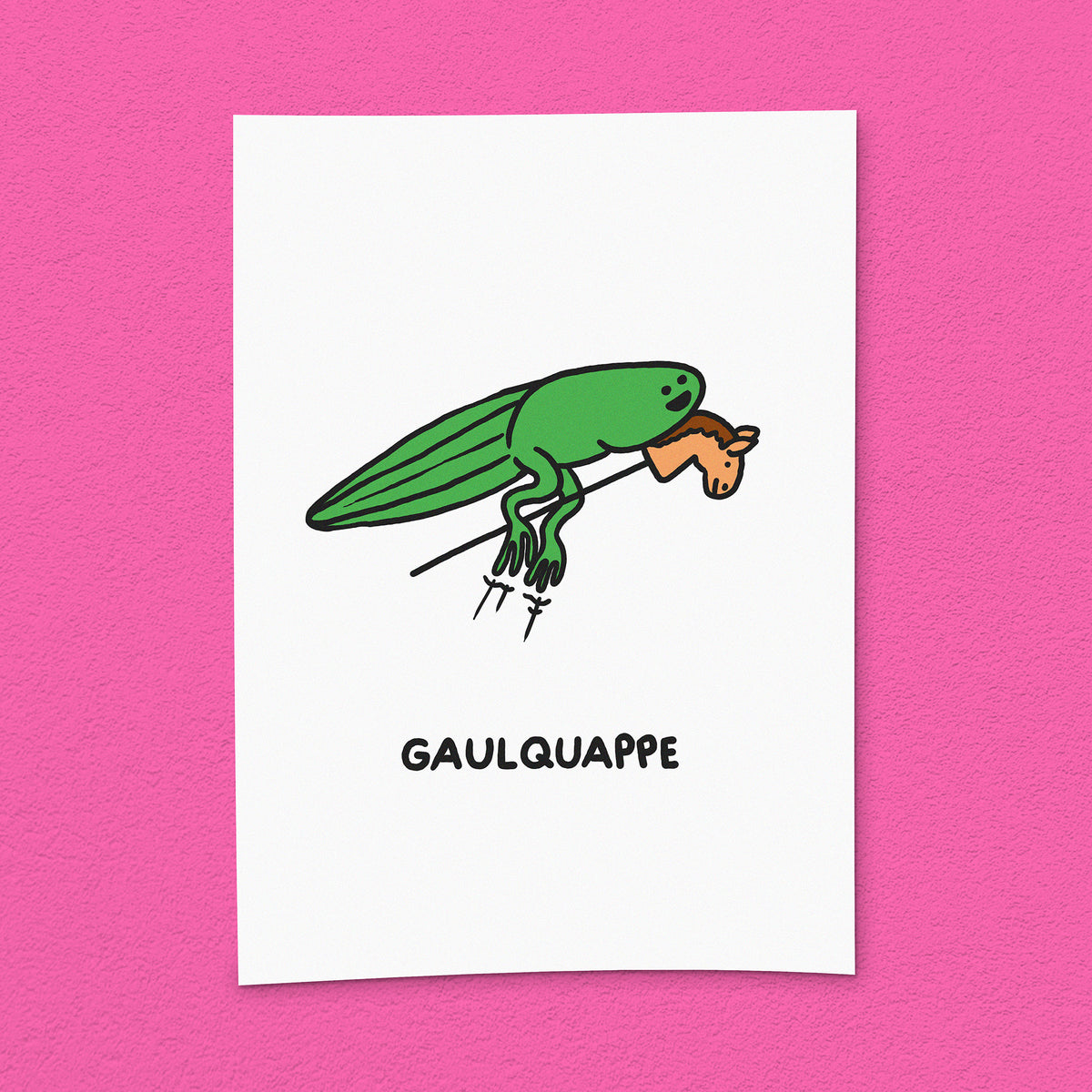 Kunstdruck "Gaulquappe"