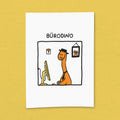 Kunstdruck "Bürodino"