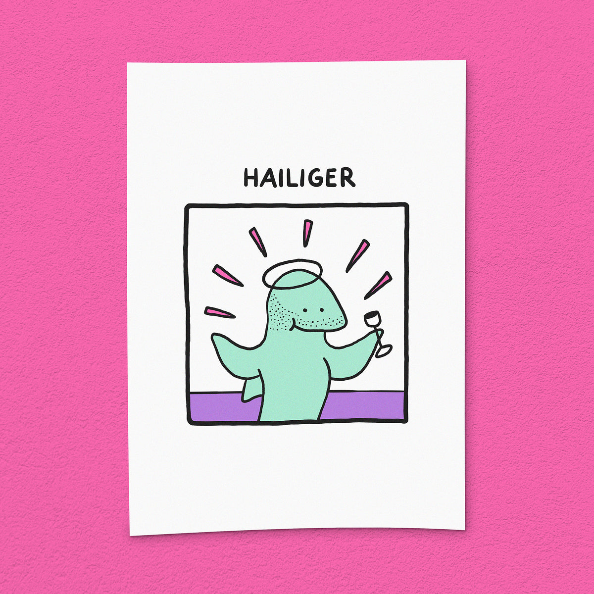 Kunstdruck "Hailiger"