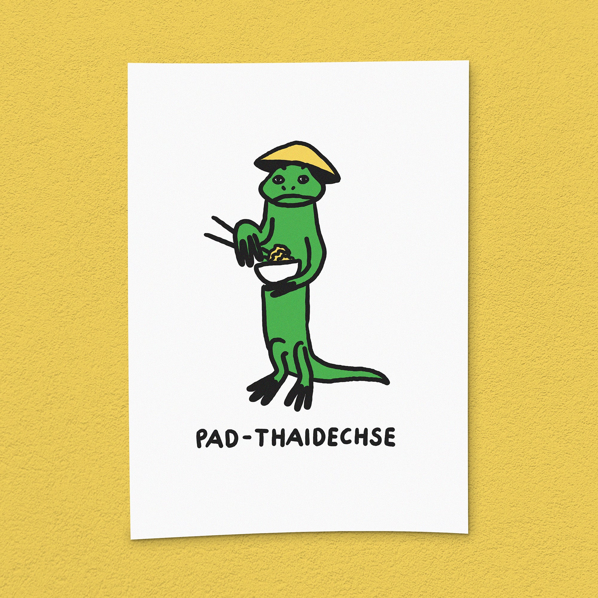 Kunstdruck "Pad-Thaidechse"