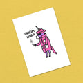 Postkarte A6 "Geheim-Horn"