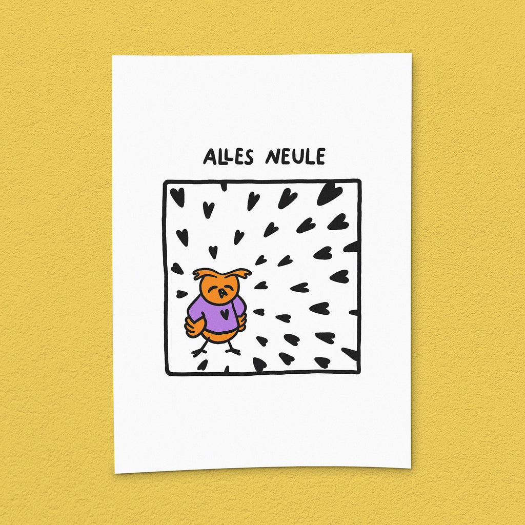 Kunstdruck "Alles Neule"