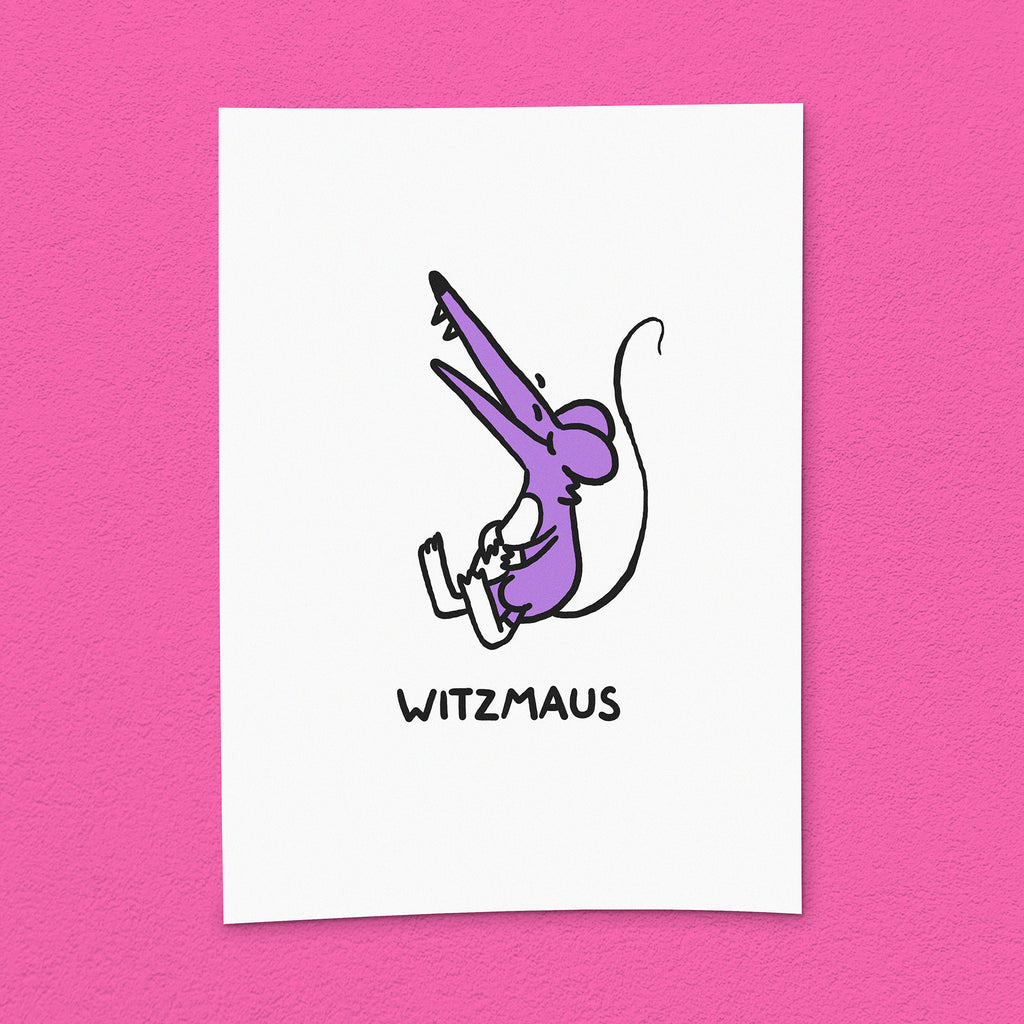 Kunstdruck "Witzmaus"