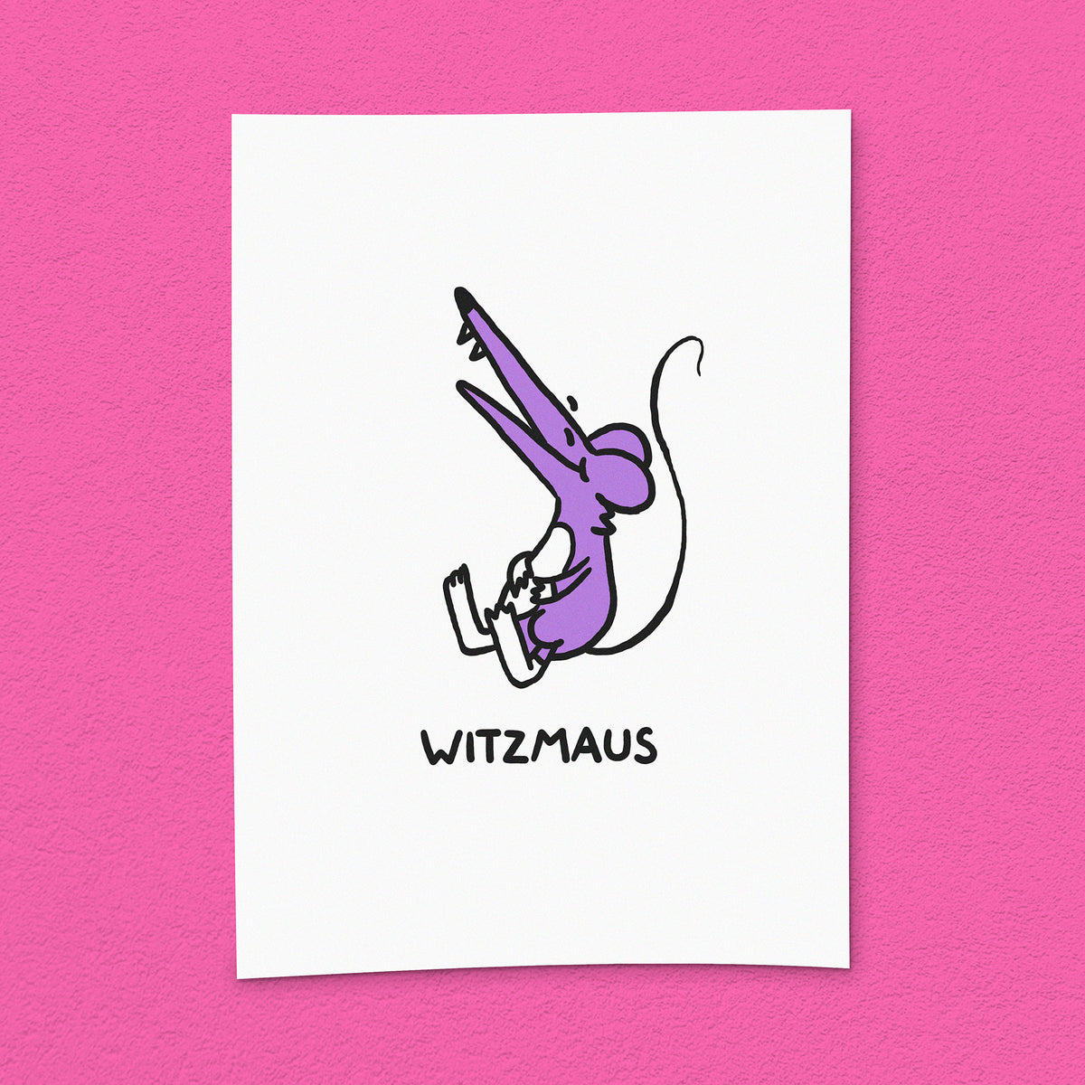 Kunstdruck "Witzmaus"