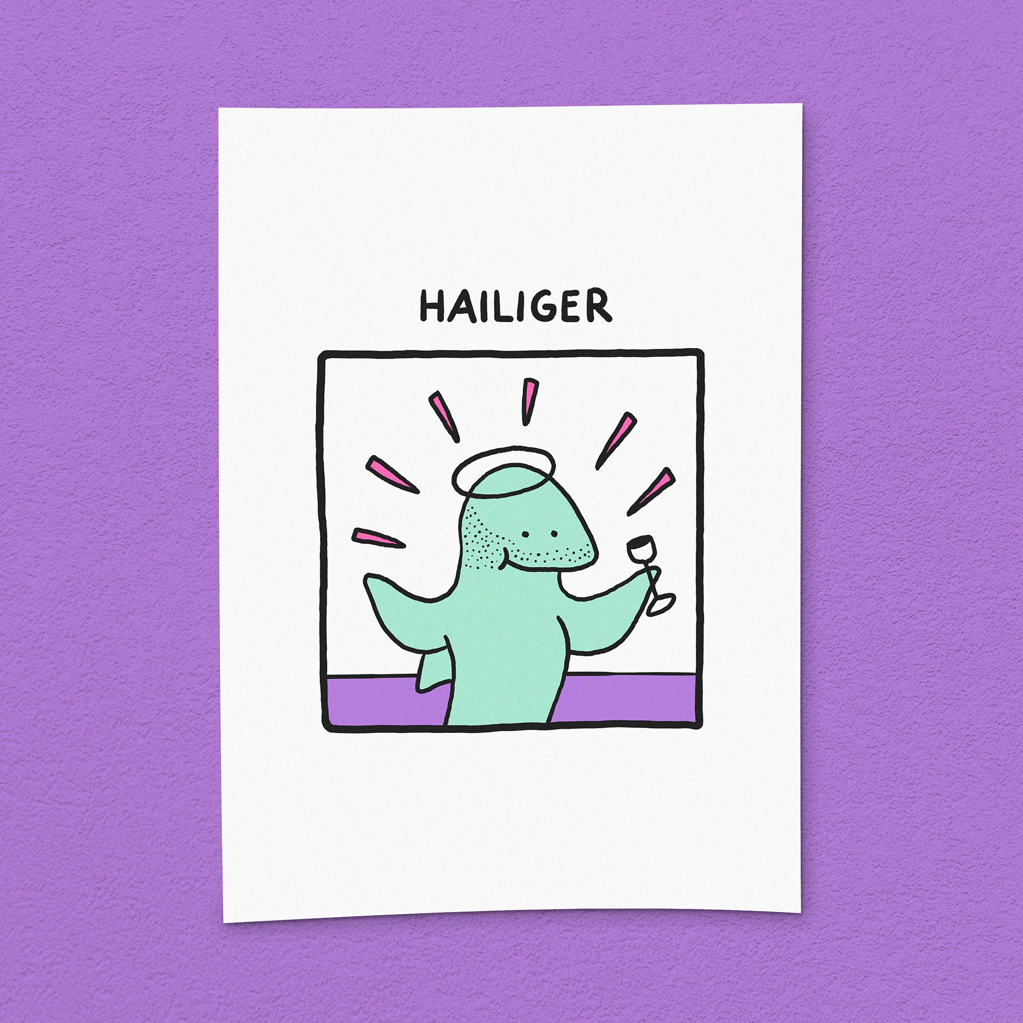 Kunstdruck "Hailiger"