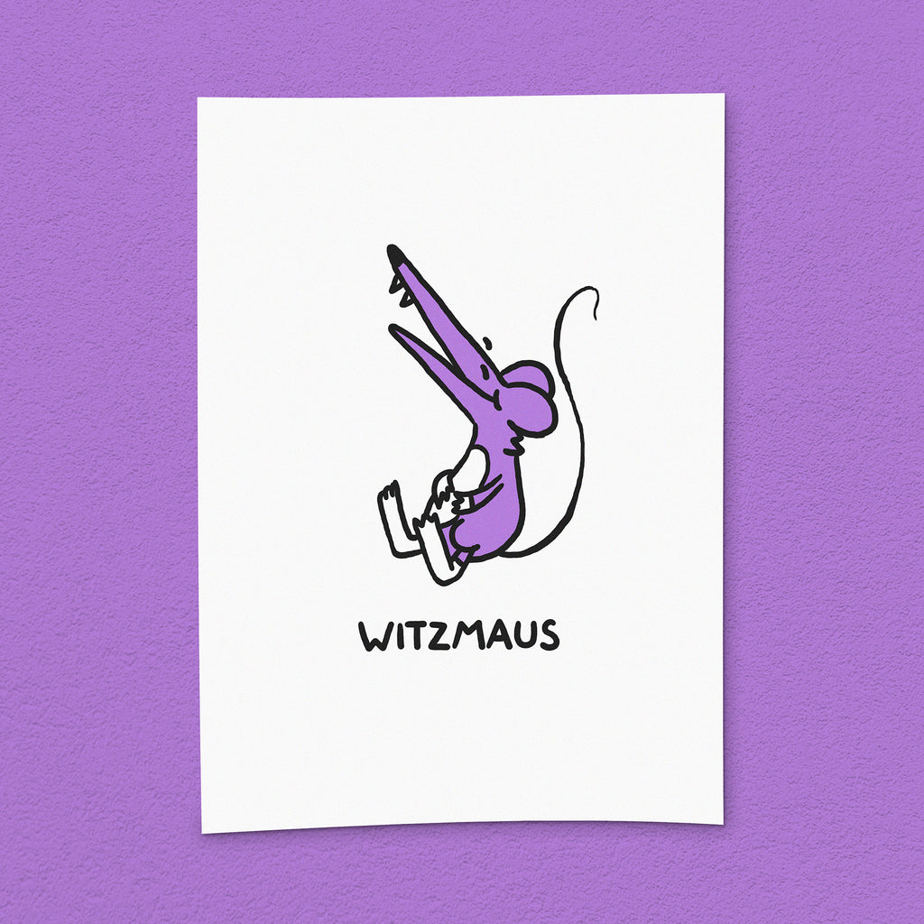 Kunstdruck "Witzmaus"
