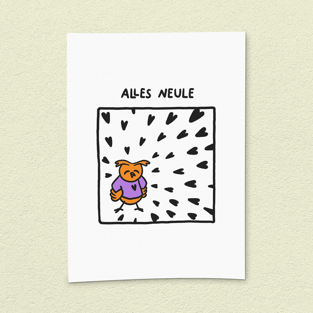 Kunstdruck "Alles Neule"