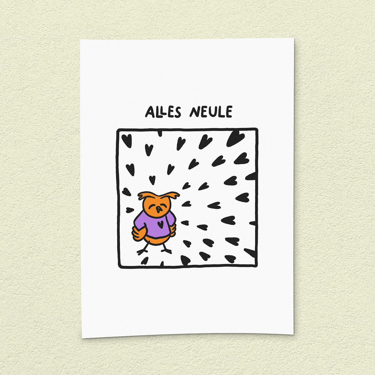 Kunstdruck "Alles Neule"