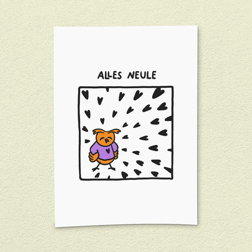 Kunstdruck "Alles Neule"
