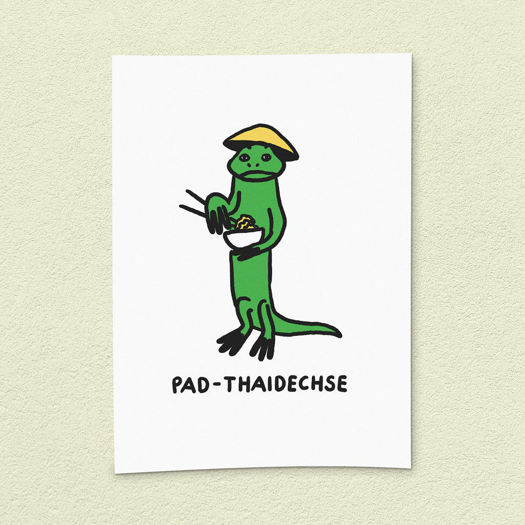 Kunstdruck "Pad-Thaidechse"