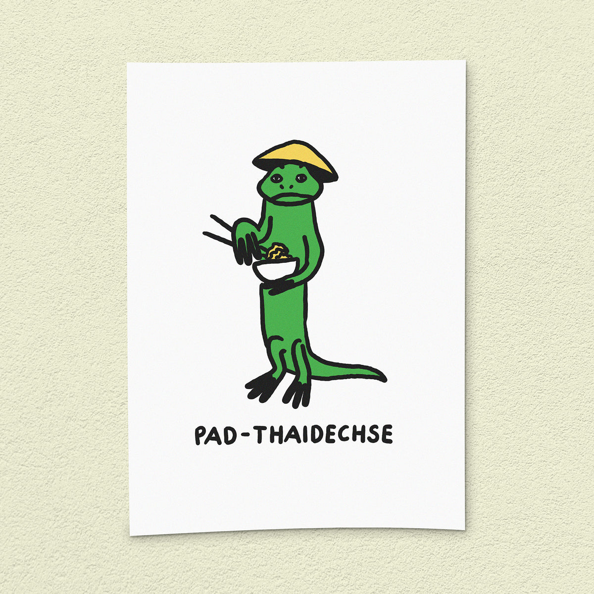 Kunstdruck "Pad-Thaidechse"