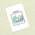 Postkarte A6 "Frührente"
