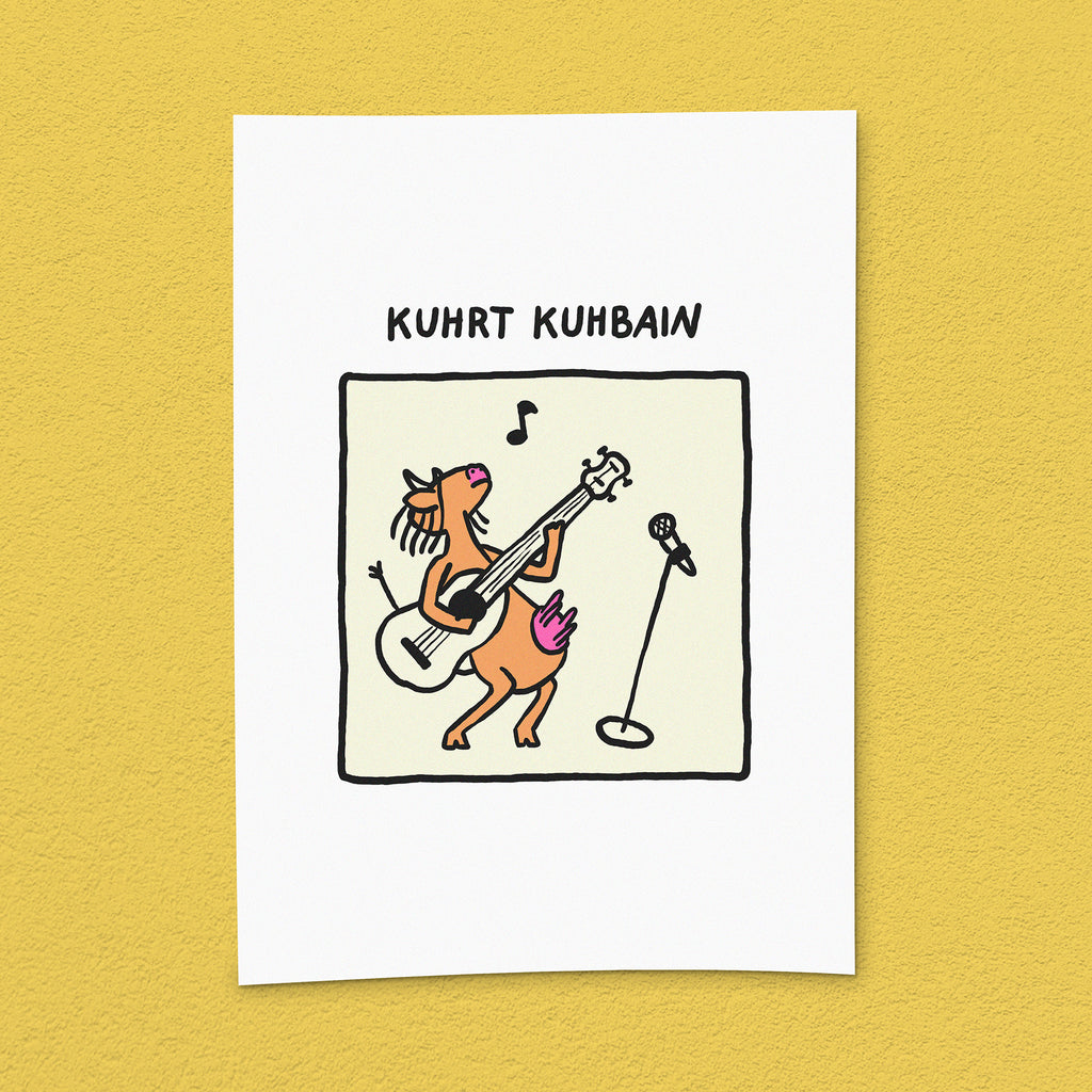 Kunstdruck "Kuhrt Kuhbain"