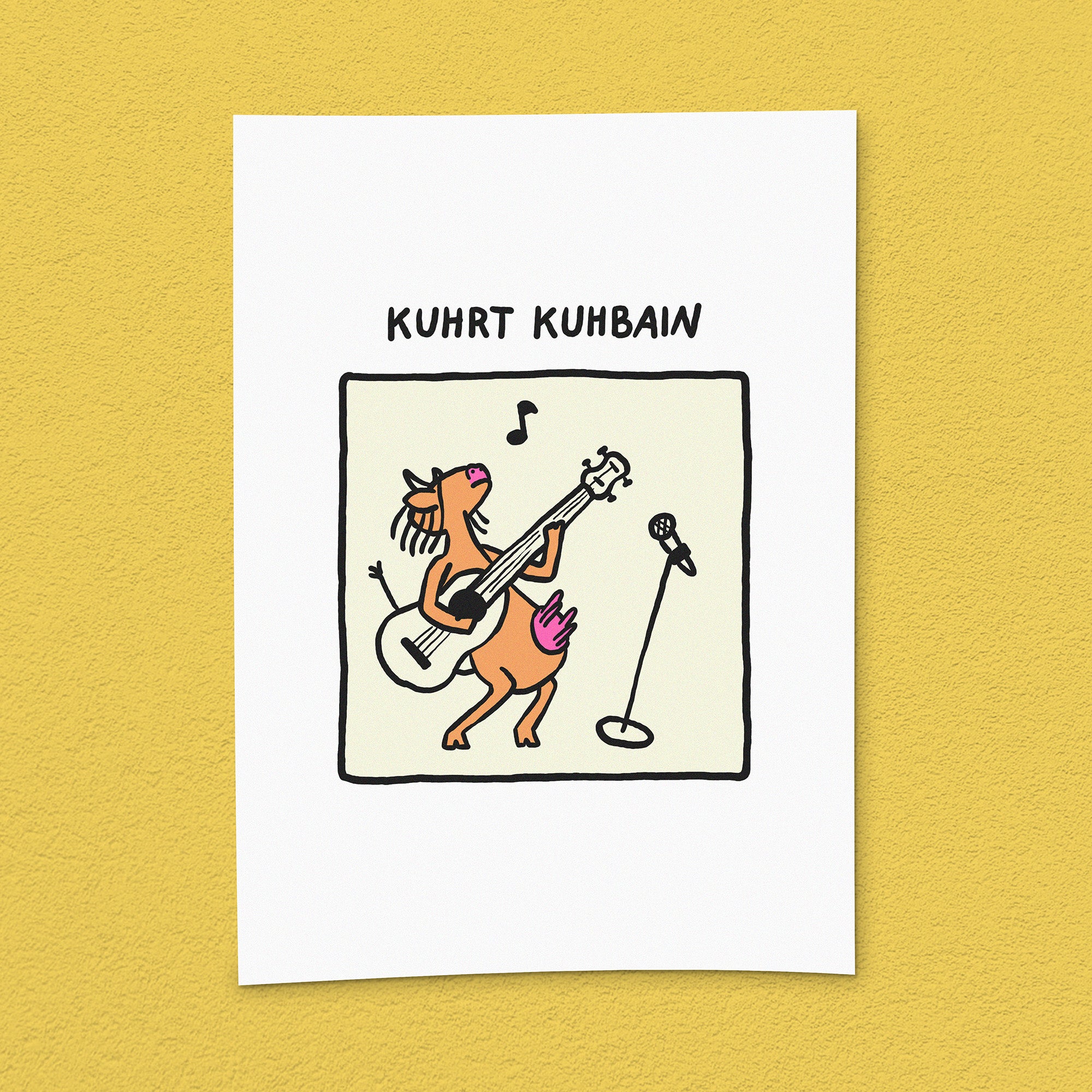 Kunstdruck "Kuhrt Kuhbain"