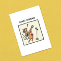 Postkarte A6 "Kuhrt Kuhbain"