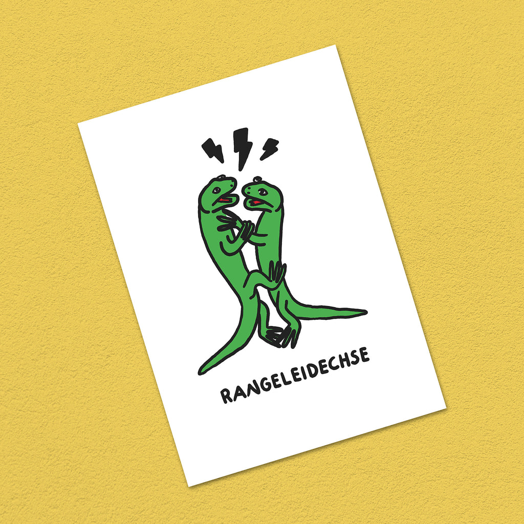 Postkarte A6 "Rangeleidechse"
