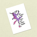 Postkarte A6 "Wein-Horn"