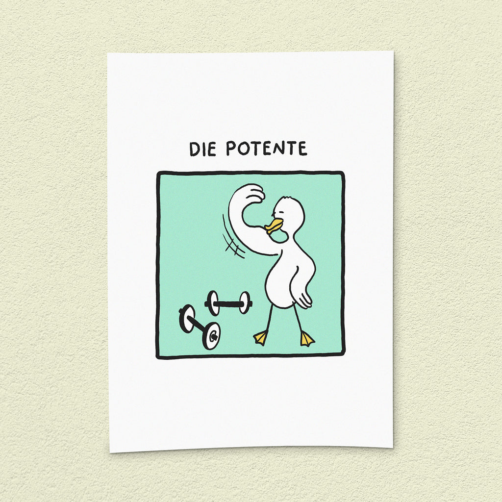 Kunstdruck "Potente"